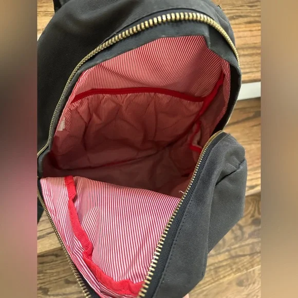 Herschel Supply Co Settlement Backpack Black Canvas - Picture 3 of 5